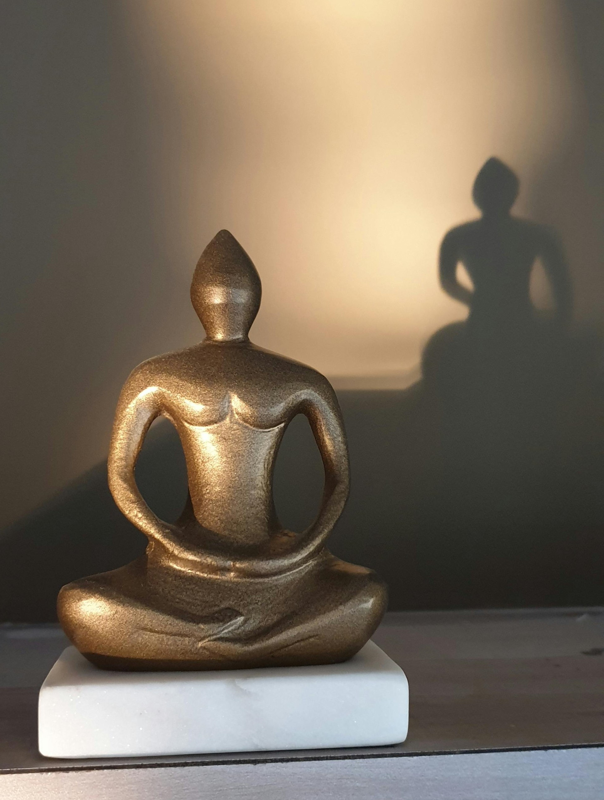 A Buddha statue symbolising yoga